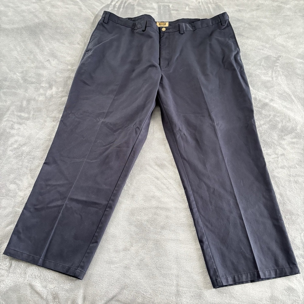 Foundry Men's Dress Pants Work Office Career Casual Classic‎ Navy Blue 48x30
